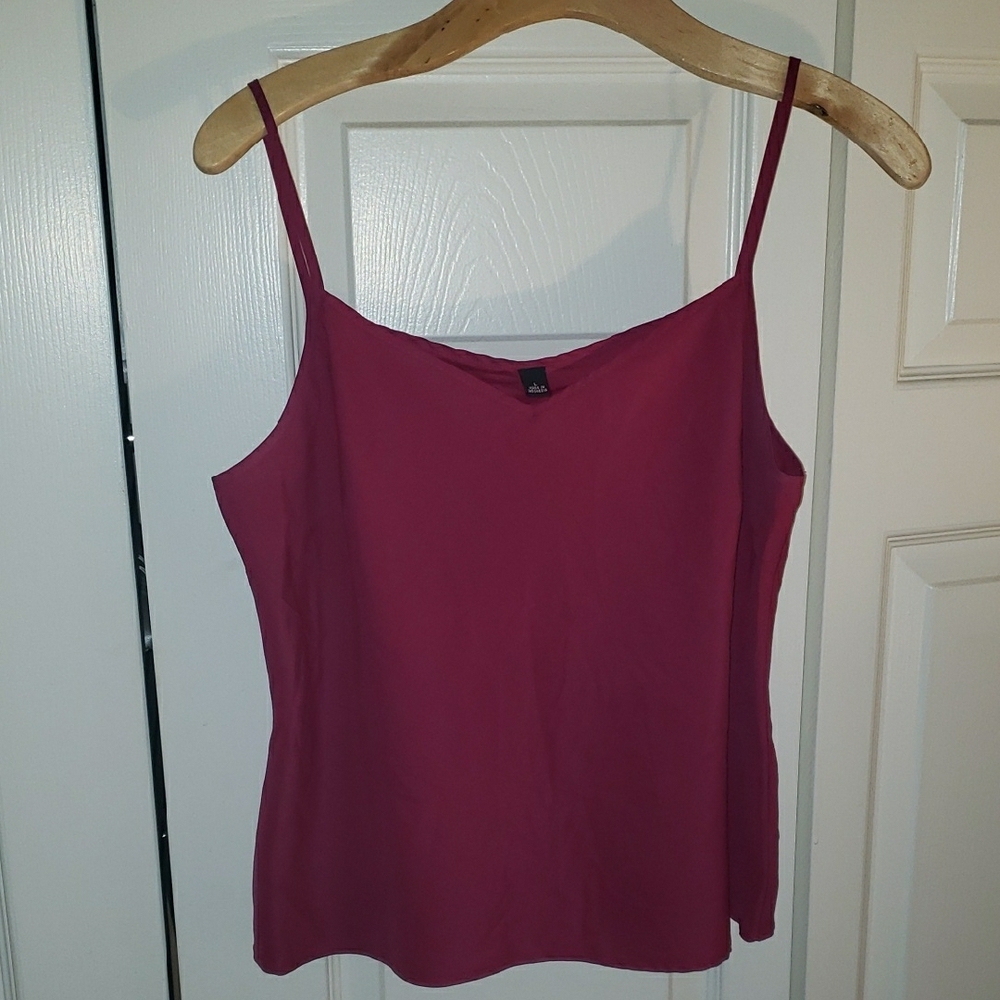 Women's Pink Spaghetti Strap Top